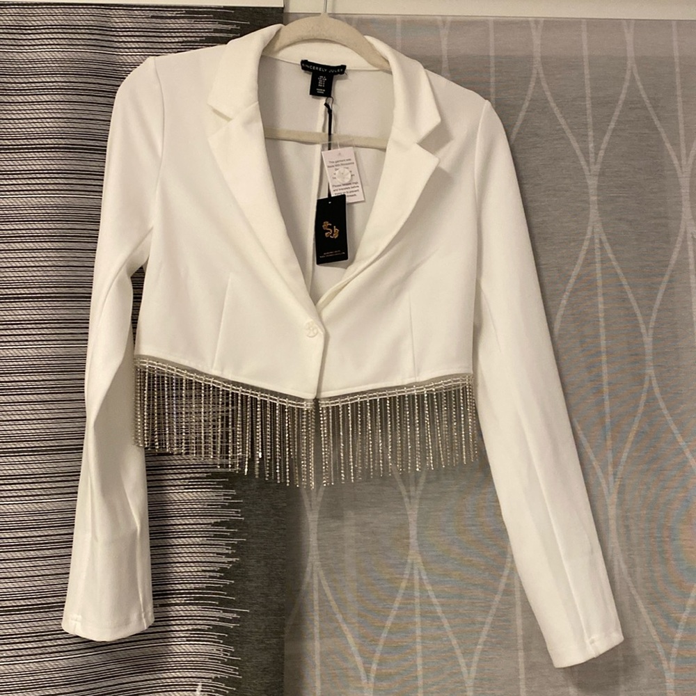White blazer